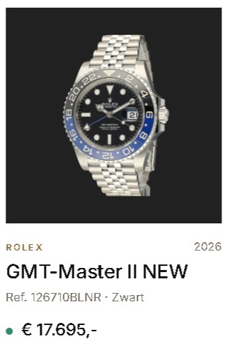 Rolex GMT-Master II NEW