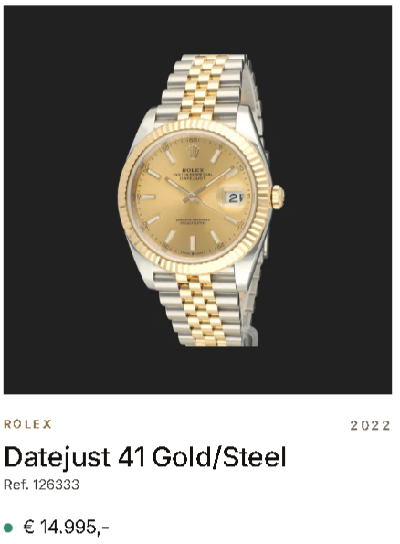 Rolex Datejust 41 Gold/Steel